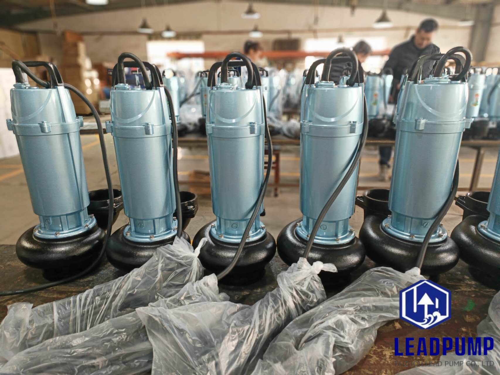 Taizhou Lead Pump Co., Ltd slutför produktion av nya nedsänkbara pumpar för en Mellanöstern
