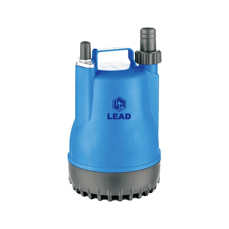 Liten kraftrent vattenplast nedsänkbar pump